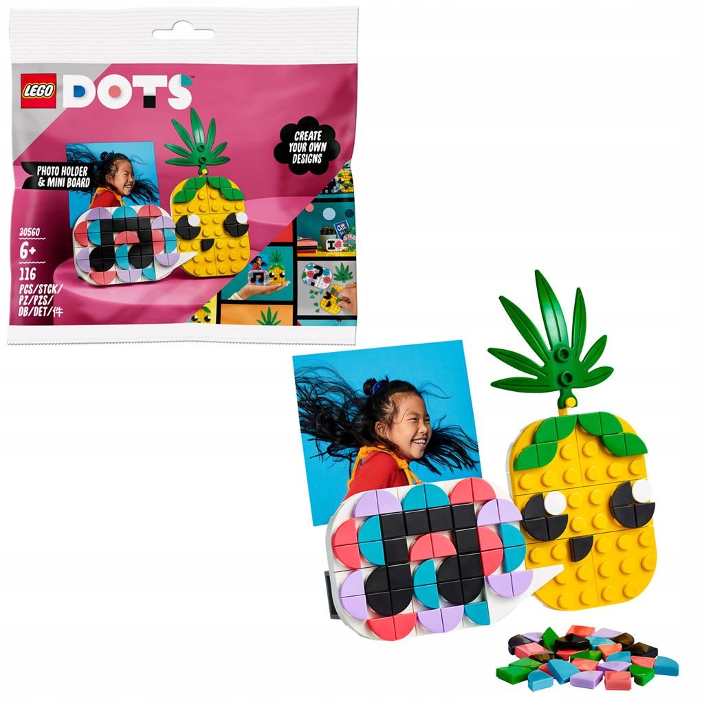 LEGO 30560 DOTS Ananas ramka na zdjęcie i miniat