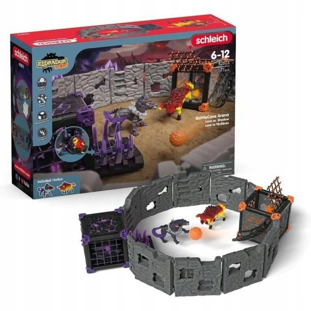 Playset Schleich BattleCave Arena Lava vs Darkn