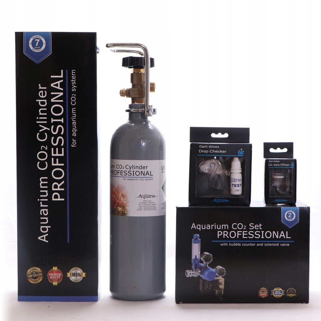 Zestaw CO2 Aquario BLUE Professional (z butlą 2l)