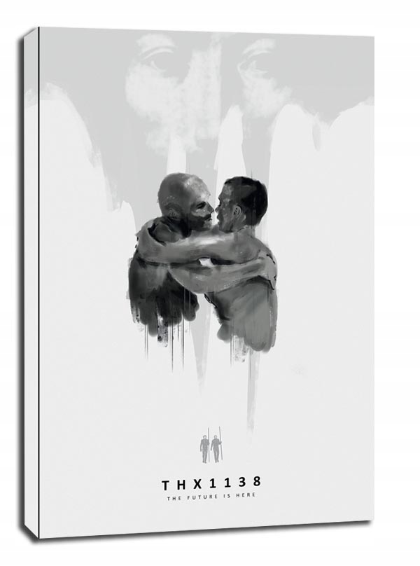 THX 1138 - obraz na płótnie 70x100 cm