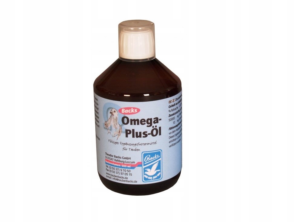BACKS Omega-Plus-Oil olej energetyczny 500ml