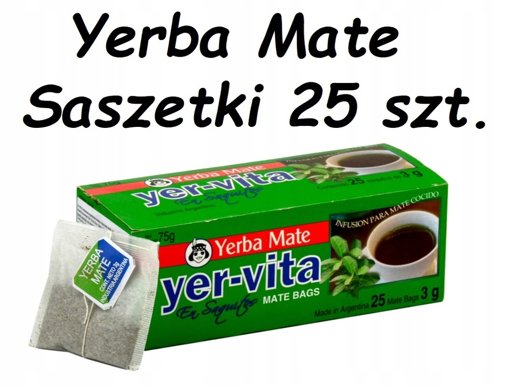 YERBA MATE YER-VITA 25 Saszetek/Torebek