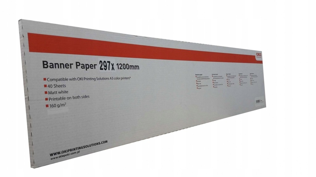 OKI Papier banerowy BANNER-PAPER-297MMX1200