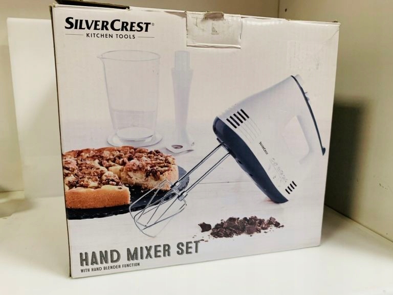 SILVERCREST HAND MIXER SET PEŁEN ZESTAW + PUDEŁKO 9044484905