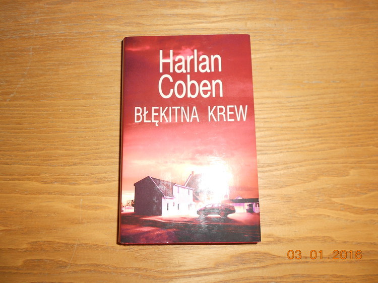 Kryminał  HARLAN COBEN "BŁĘKITNA KREW" --- nówka !