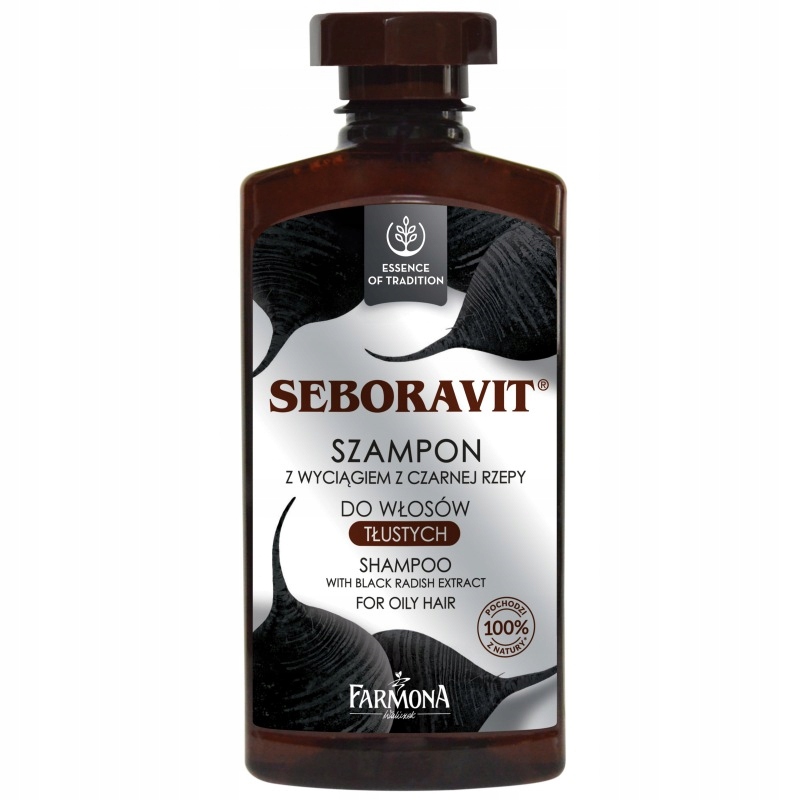 Seboravit szampon z wyciągiem z czarnej rzepy do w