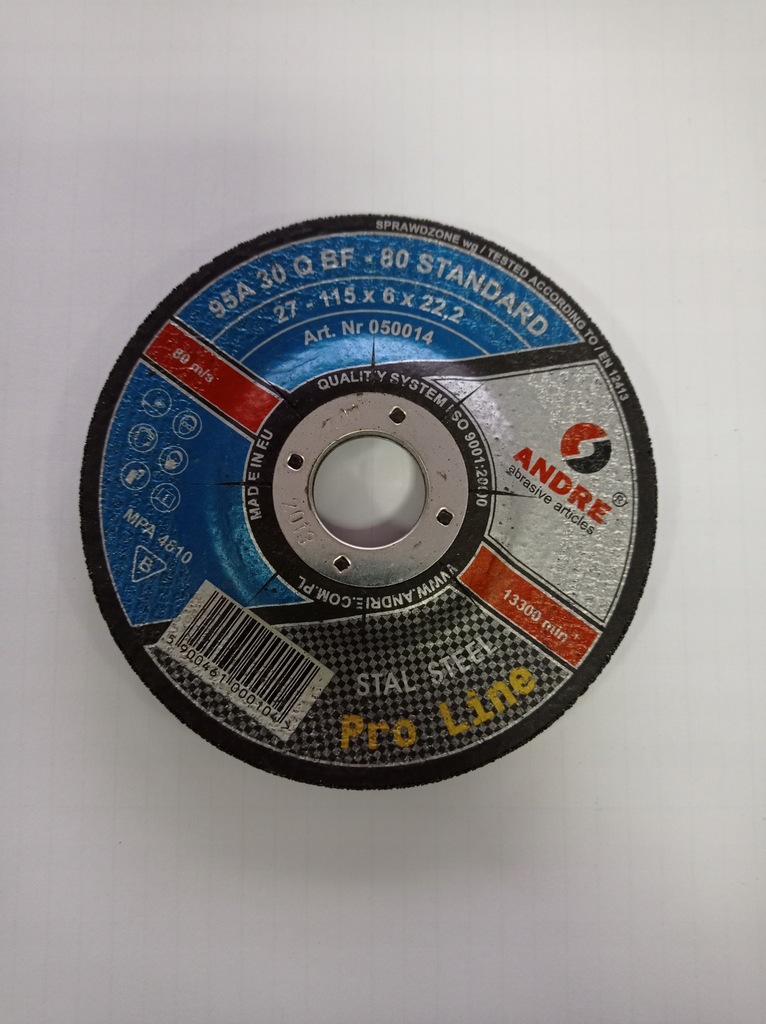 ściernica 27-stal 115x6x22.2