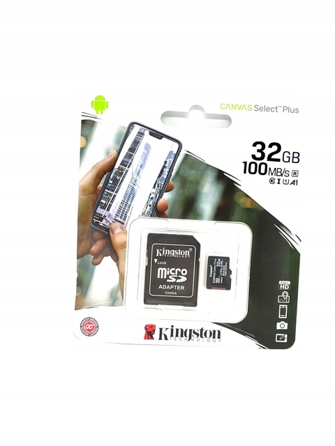 Karta pamięci micro SD 32 GB CLASS 10 UHS +ADAPTER