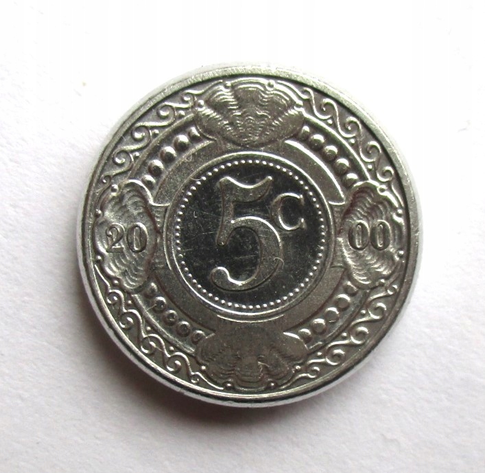 5 Centów 2000 r.- Antyle Holenderskie