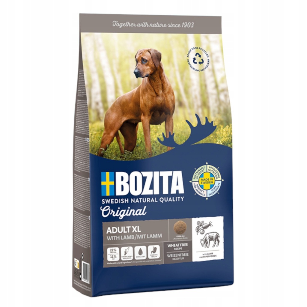 BOZITA Dog Sucha Original Adult X-Large XL 12kg