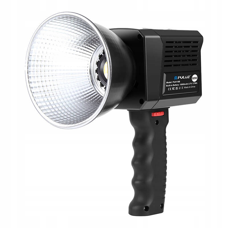 PULUZ PU4119B 60W Studio Video Light 2500K-6500K (Black)