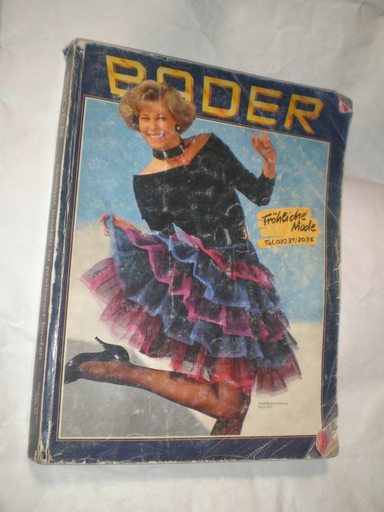 książka katalog sklepu BADER 1988/1989