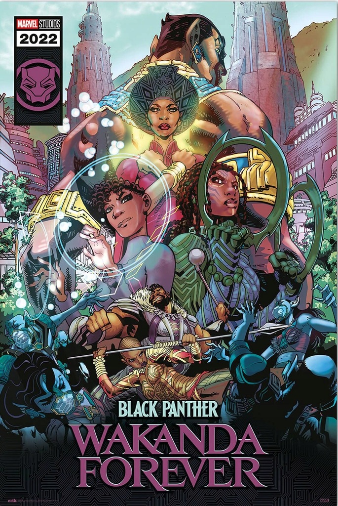 Czarna Pantera Wakanda w moim sercu plakat filmowy