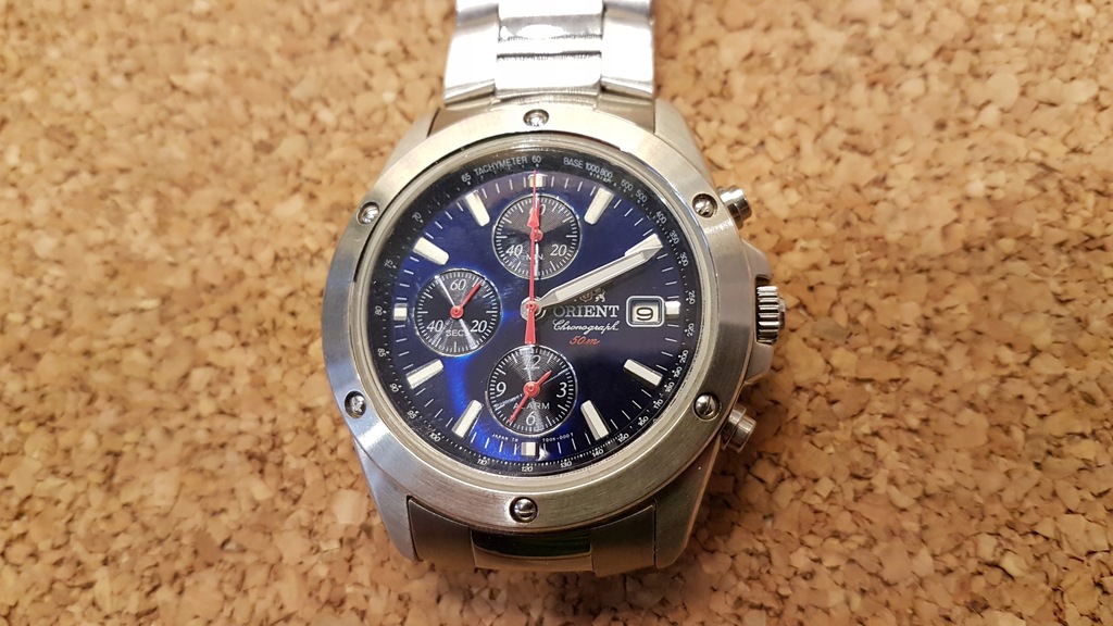 ORIENT Chronograph Zegarek męski - IDEAŁ