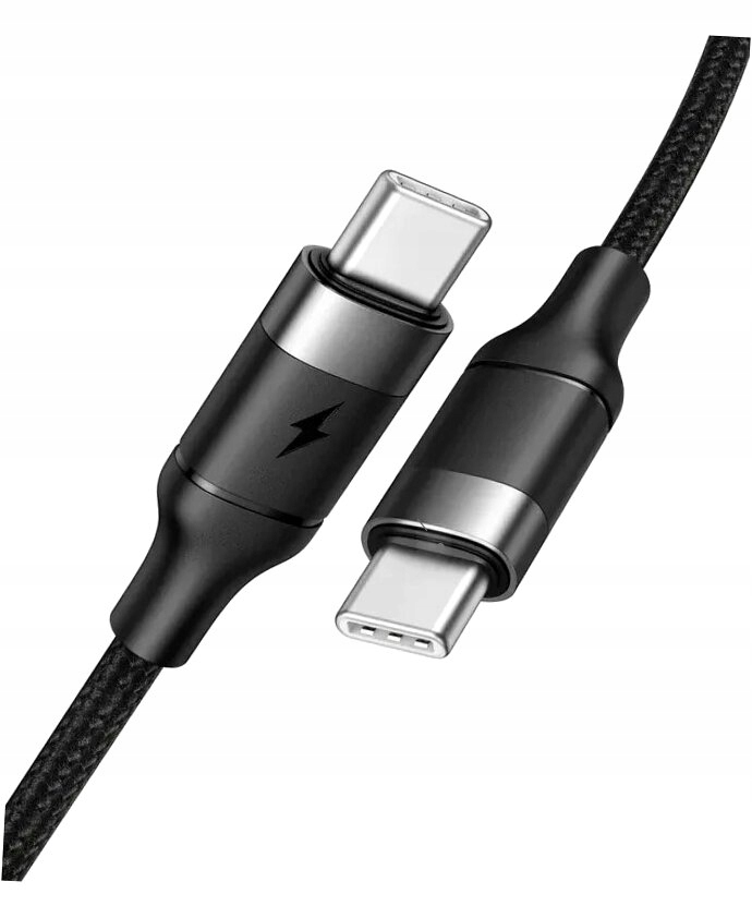 Kabel Typ C do Typ C PD 5A 100W CC02 1,5 m czarny