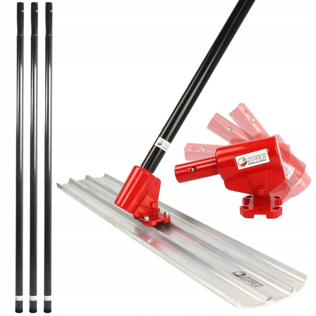 RĘCZNA ZACIERACZKA LISTWA DO BETONU PACA ŁATA 120CM SZTYCA 540CM 3 X 180CM