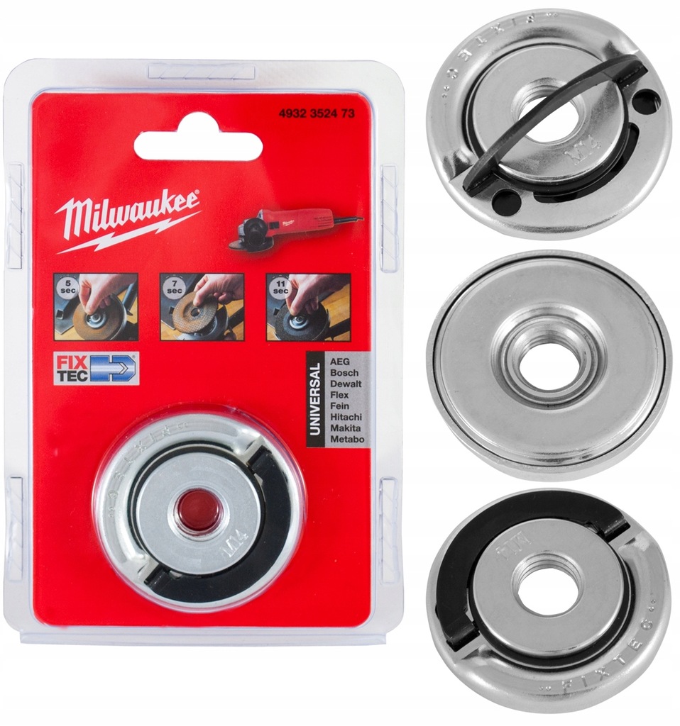 Nakrętka do szlifierki kątowej FIXTEC Milwaukee 7462099839 oficjalne archiwum Allegro
