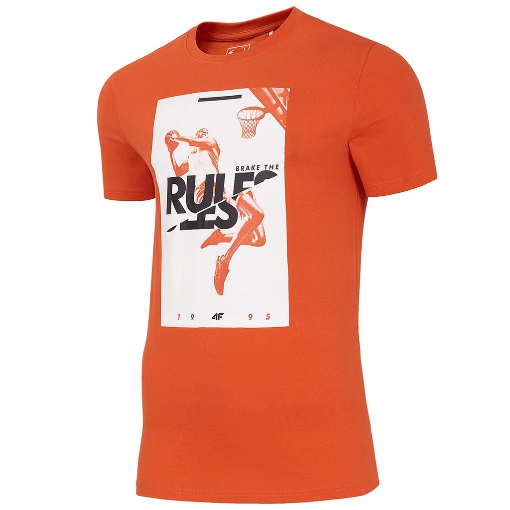 Koszulka T-shirt 4F TSM029 L20 pomarańczowa XXL