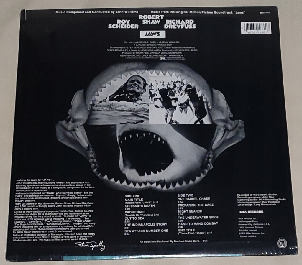 Купить Джон Уильямс JAWS Оригинальный саундтрек SEALED: отзывы, фото, характеристики в интерне-магазине Aredi.ru