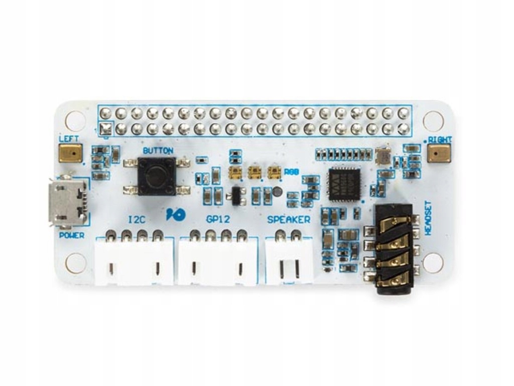 M6222 Whadda Respeaker 2-Mics Pi dla Raspberry PI, AI, aplikacje głosowe