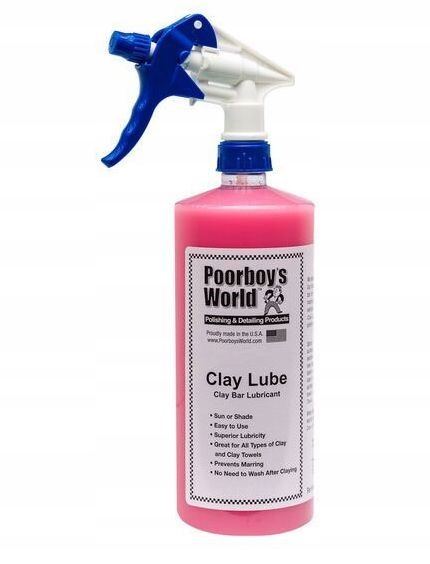 POORBOY'S CLAY LUBE ZAPEWNIA POŚLIZG GLINKI 473ml