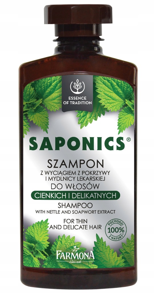 Farmona Saponics Szampon do włosów cienkich 330ml