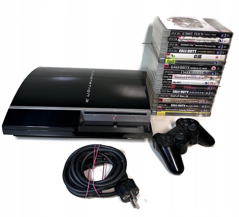 Konsola Sony Playstation 3 Classic 80 GB ( Zasilacz, Kontroler) + 18 Gier
