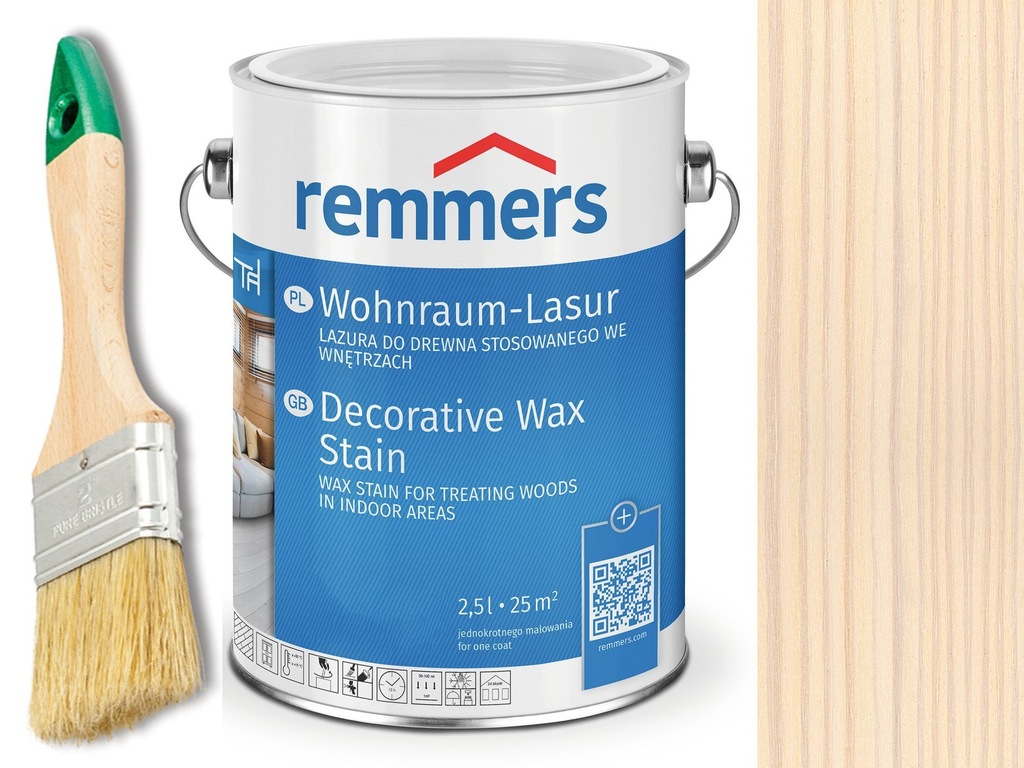 REMMERS WOHNRAUM-LASUR BIAŁA 0,75L
