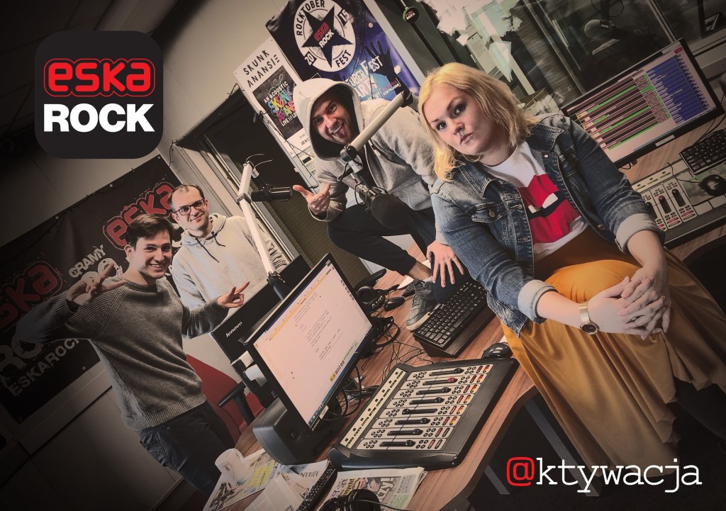 Współprowadzenie programu @KTYWACJA w Esce ROCK!