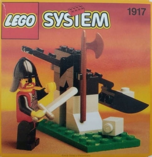 LEGO 1917 King's Catapult [Castle: Black Knights] z instrukcją zamek rycerz