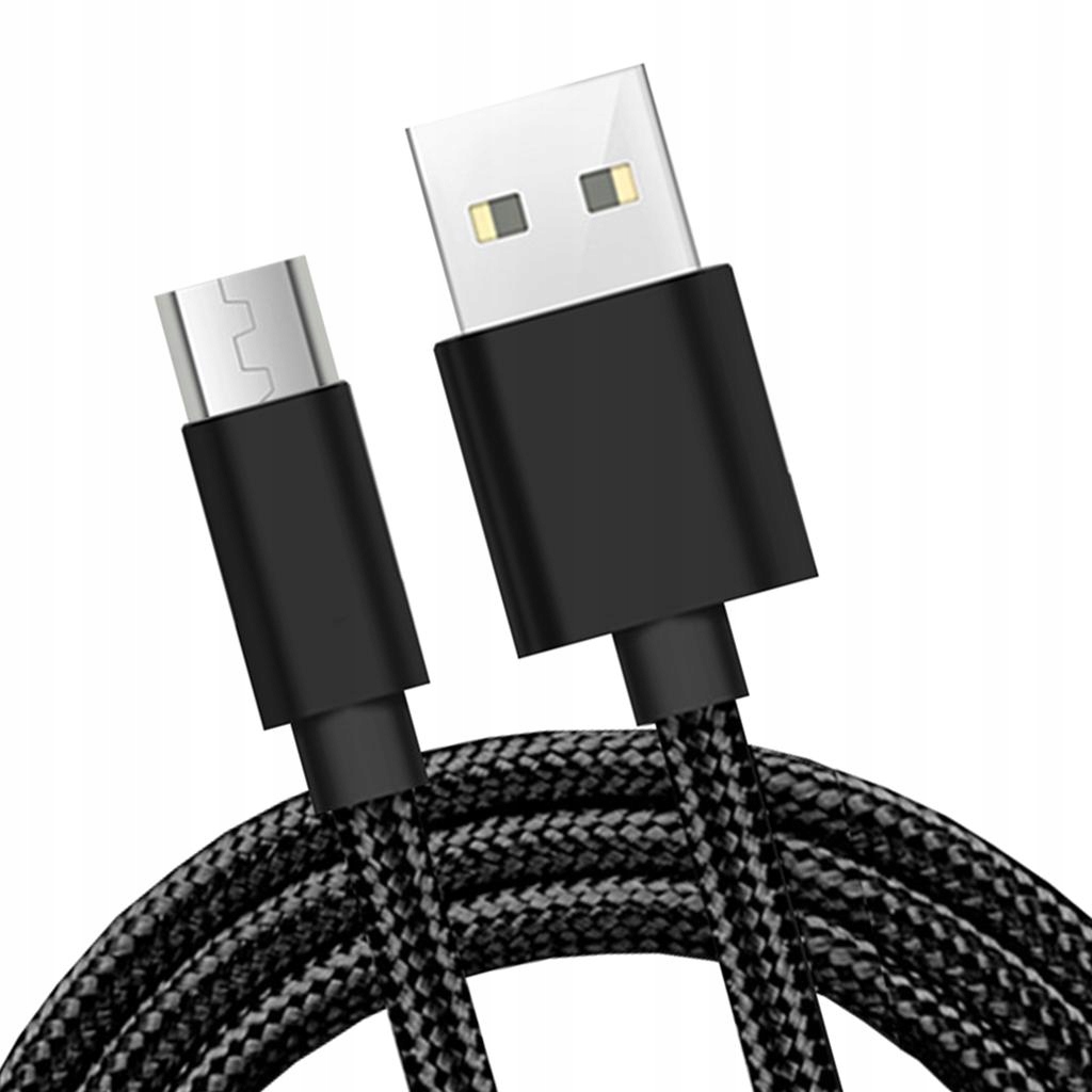 Kabel do ładowania USB - czarny