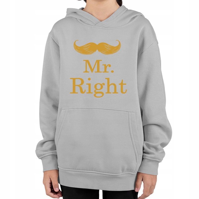 bluza z kapturem walentynki Mr right wierność