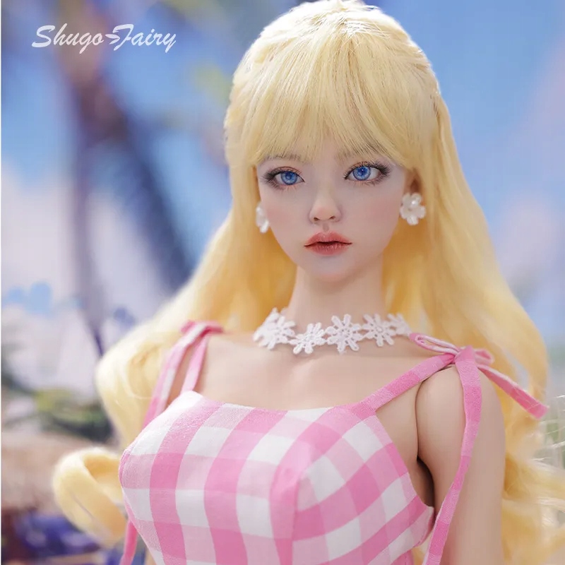 Shuga Fairy Mari 1/3 lalki BJD różowa letnia lalka plażowa z dziewczęcym