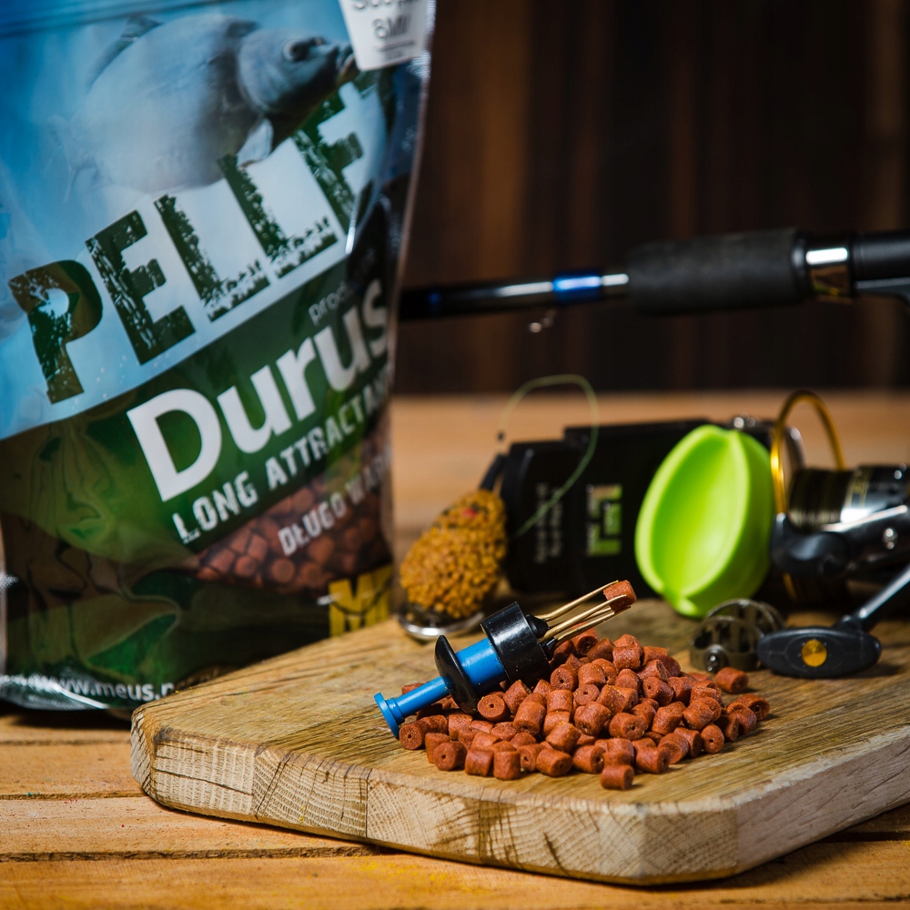 PELLET MEUS DURUS 1kg 12mm Z DZIURĄ BANAN
