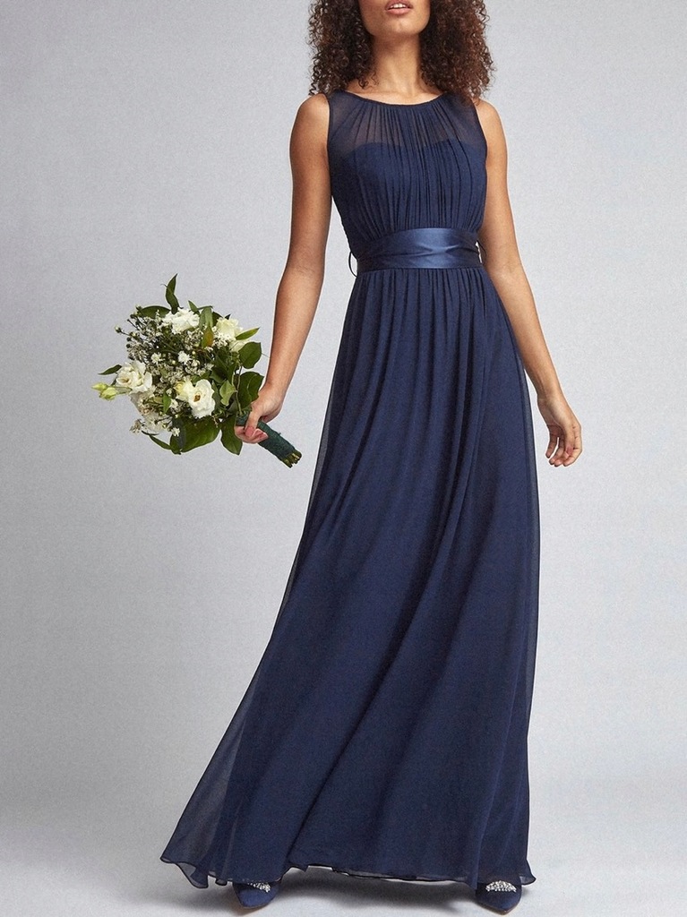 DOROTHY PERKINS SUKIENKA MAXI DŁUGA WESELE S 36