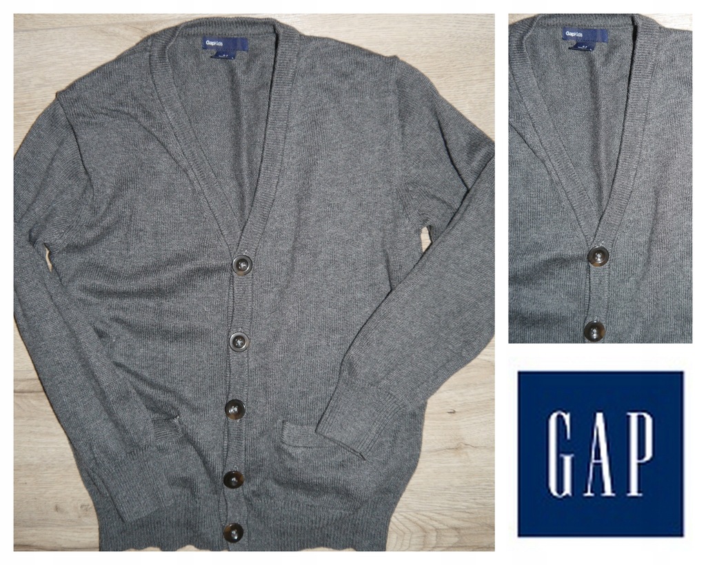 GAP SWETER sweterek KARDIGAN r. 128