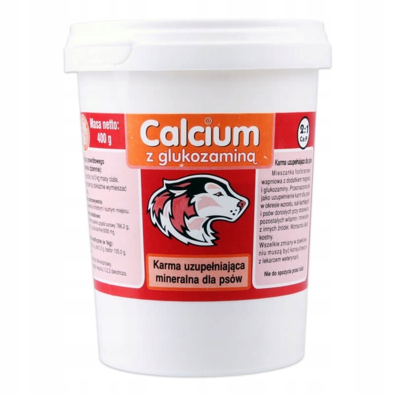 Calcium 400 g czerwony - suplement diety z