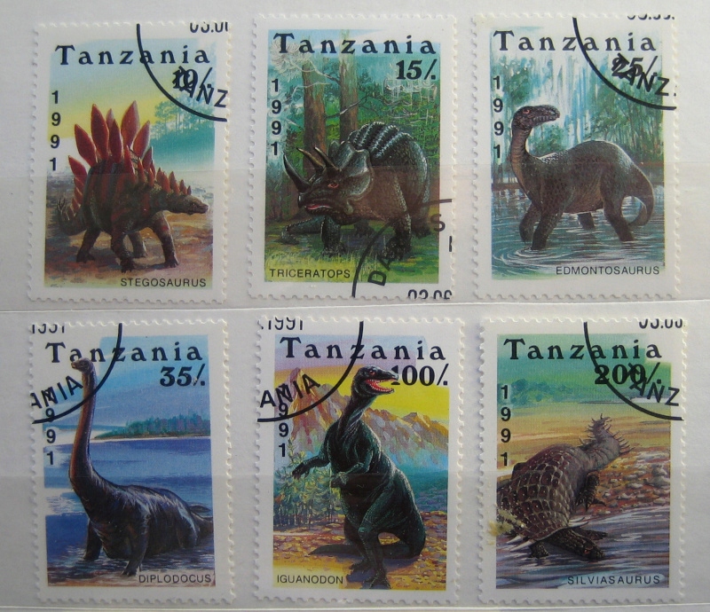 Dinozaury Tanzania, zestaw 6 szt. / 2 /