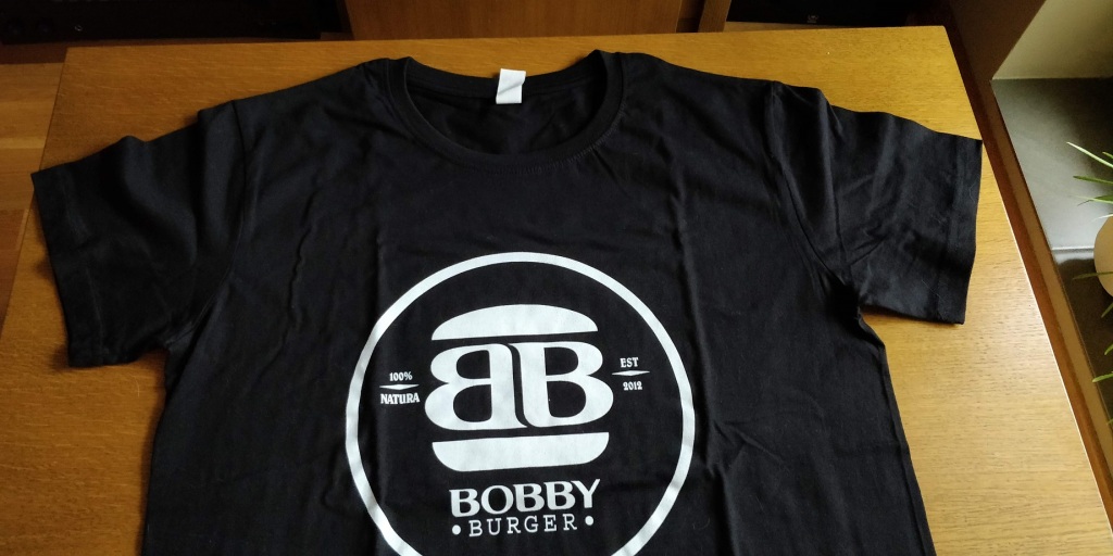 T-shirt Alex Fox wer. 101 „Bobby Burger”, M, nowy.