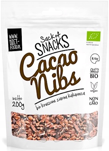 PROMOCJA Kruszone ziarno kakaowca BIO BEZGL. 200 g