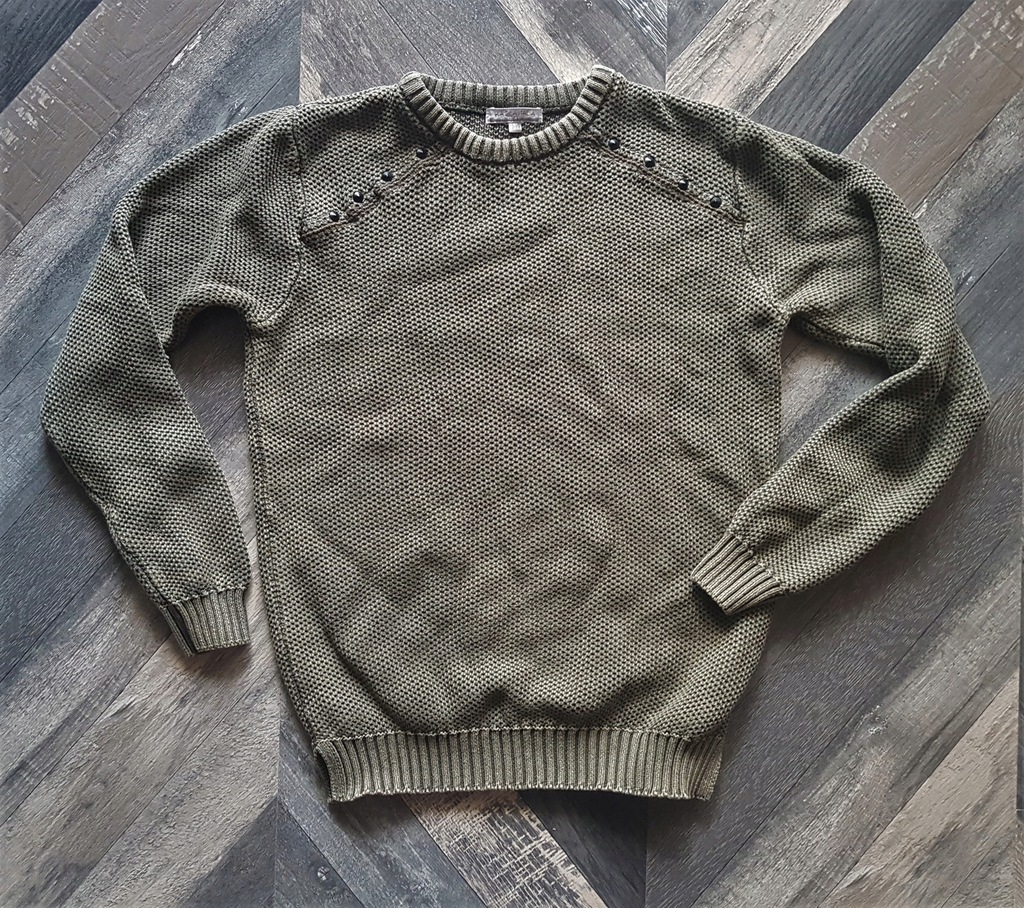 Piazza Italia sweter khaki 13-14 l.