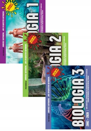 Biologia Zbiór zadań Pakiet Tom 1-3 Witowski 2020