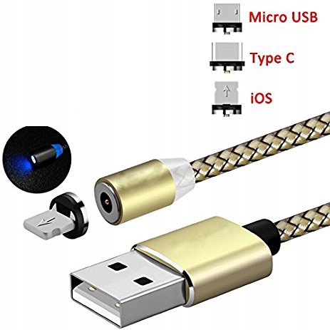Купить Магнитный кабель Micro USB для Iphone USB-C 3 в 1: отзывы, фото, характеристики в интерне-магазине Aredi.ru