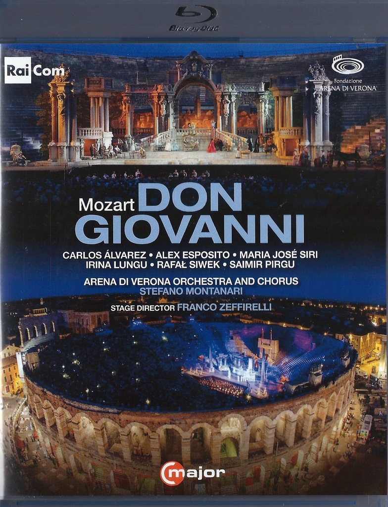 > Mozart DON GIOVANNI Zefirelli Siwek BLU-RAY