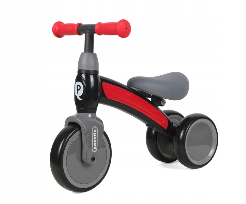 JEŹDZIK PCHACZ ROWEREK BIEGOWY ROWER QPLAY POJAZD SWEETIE RED