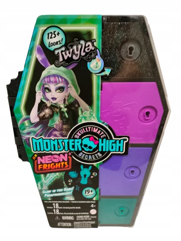 LALKA MONSTER HIGH STRASZYSEKRETY TWYLA SERIA NEONOWA