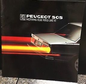 Prospekt reklamowy PEUGEOT 505