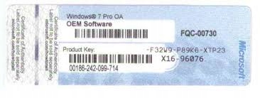 Windows 7 Pro / Professional 32/64 Bit COA NOWA