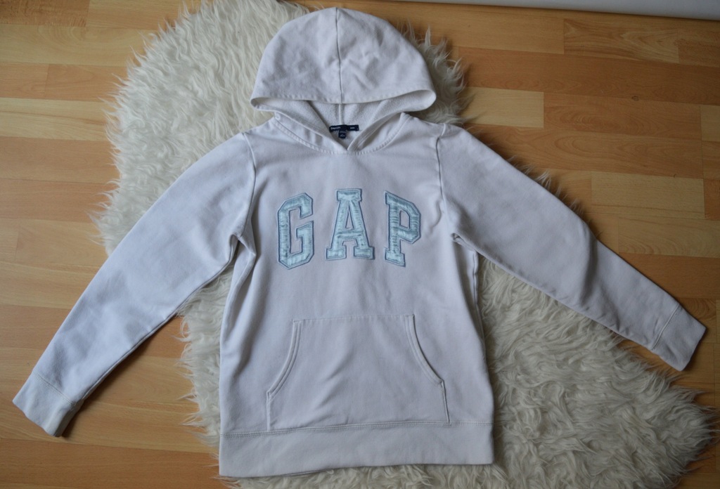 biała bluza Gap Kids L 10-11 LAT 140-146cm