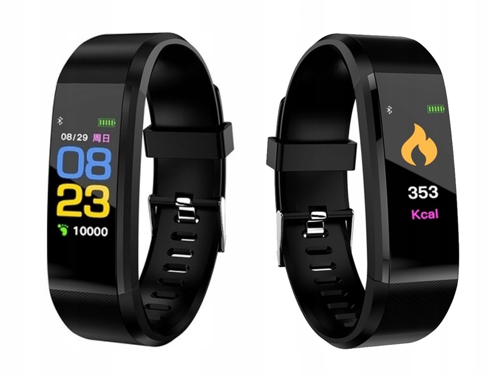 SMARTWATCH OPASKA SPORTOWA SMARTBAND PULSOMETR FIT